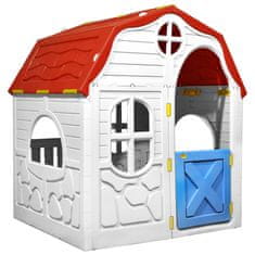 Vidaxl VidaXL Dětský domeček na hraní s otevíracími dveřmi a okny