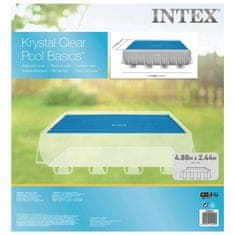 Greatstore Intex Solární plachta na bazén modrá 488 x 244 cm polyethylen