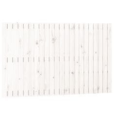 Vidaxl Nástěnné čelo postele bílé 140 x 3 x 90 cm masivní borové dřevo