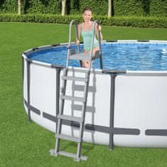 Petromila Bestway Bezpečnostní bazénové schůdky 4 stupně Flowclear 132 cm