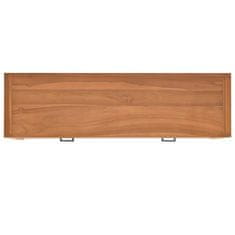 Vidaxl Stůl se 2 zásuvkami 120 x 40 x 75 cm masivní teakové dřevo