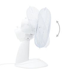 Vidaxl Stolní ventilátor 3 rychlosti 30 cm 40 W bílý