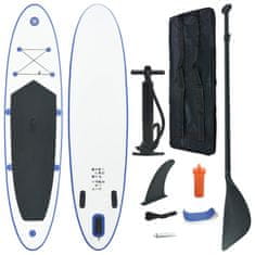 Vidaxl Nafukovací Stand Up Paddleboard (SUP) modrobílý