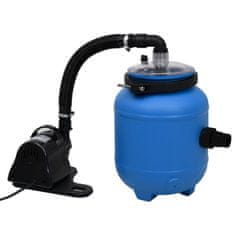 Vidaxl Bazénové filtrační čerpadlo černé a modré 4 m³/h