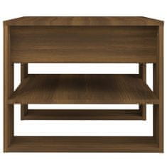 Vidaxl Konferenční stolek hnědý dub 55,5 x 55 x 45 cm kompozitní dřevo