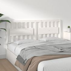 Vidaxl Čelo postele bílé 165,5 x 4 x 100 cm masivní borovice