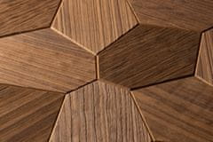 Horavia Dekorativní saunový obklad HEXAGON, jasan thermowood yakisugi kartáčované 432x373mm