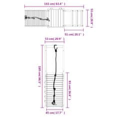 Vidaxl Dětské hřiště na zahradu impregnované borové dřevo
