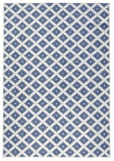 NORTHRUGS Kusový koberec Twin-Wendeteppiche 103128 blau creme – na ven i na doma