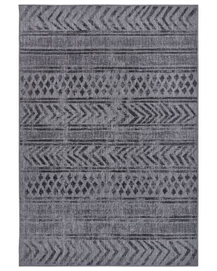 NORTHRUGS Kusový koberec Twin Supreme 105417 Biri Night Silver – na ven i na doma
