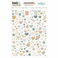 Kraftika Samolepky 3d boho, , plastické, washi pásky