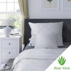 Kvalitex SET CELOROČNÍ ALOE VERA přikrývka+polštář, 140x200, 70x90cm