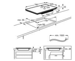 AEG vestavná elektrická deska IKE85753FB