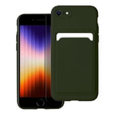 FORCELL Obal / kryt na iPhone 7 / iPhone 8 / SE 2020 / SE 2022 zelený - Forcell Card Case