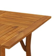 Greatstore Zahradní stůl 150 x 90 x 75 cm masivní akáciové dřevo