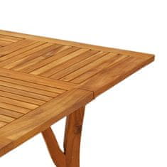 Greatstore Zahradní stůl 85 x 85 x 75 cm masivní akáciové dřevo