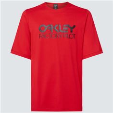 Oakley cyklo dres FACTORY PILOT MTB II Ss line černo-červený 2XL