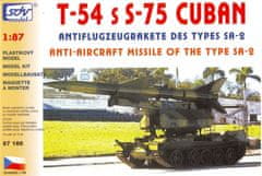 SDV Model Protiletadlový systém S-75 Cuban na podvozku T-54, Model Kit 87166, 1/87