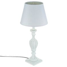 Atmosphera Stolní lampa PATINE BLANC se stínítkem, 55 cm