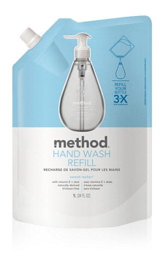 METHOD Tekuté mýdlo na ruce, 1 l - Sweet Water