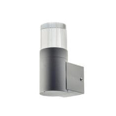 ACA ACA Lighting venkovní nástěnné svítidlo UP čirá 2W LED 3000K 230V šedá HA5504