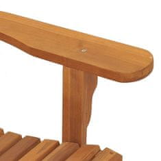 Greatstore Zahradní židle Adirondack 2 ks 79 x 95 x 92 cm masivní teak