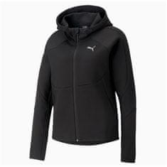 Puma Mikina černá 164 - 169 cm/S Evostripe Fullzip Hoodie