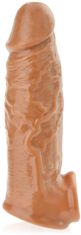 XSARA Gelový erekční návlek prodlužující penis až o 4 cm - 73284016