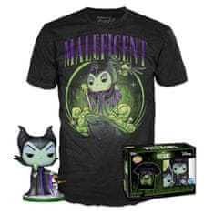 Funko POP & Tee: Disney Villains - Maleficent (velikost trička M)