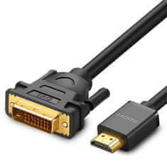 shumee Kabel adaptéru HDMI na DVI 4K 60Hz 30AWG 1m černý