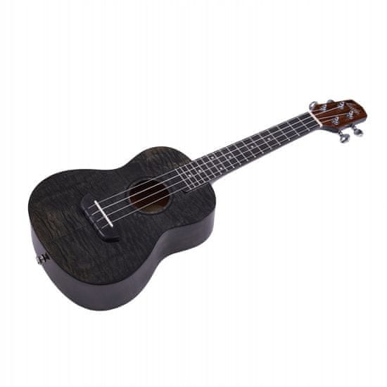 Laila UDW-2313-FO (HG BLACK) - koncertní ukulele