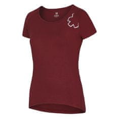 Ocún Tričko Ocún BAMBOO T Blossom Women wine merlot|S