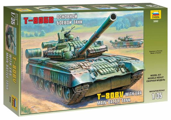 Zvezda T-80BV, sovětská armáda, Model Kit 3592, 1/35