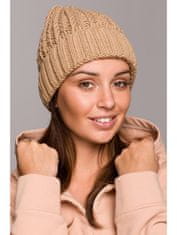 BeWear Dámská beanie Pinu camel One size