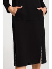 Made of Emotion Dámské mikinové šaty Hime černá XL