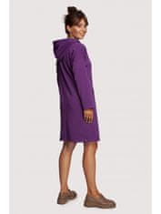 BeWear Dámské midi šaty Man B238 fialová XL
