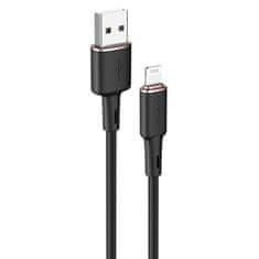 shumee Kabel pro iPhone MFI USB - Lightning 2.4A 1.2m černý