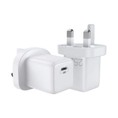 shumee Malá rychlonabíječka USB-C PD 5-12V 25W UK plug - bílá