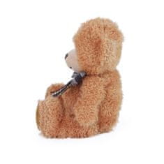 Rappa Plyšový medvěd s mašlí, světle hnědý, 15 cm