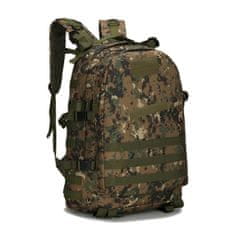 Zaparkorun.cz Voděodolný turistický batoh, voděodolný, 45 L, Woodland Digital Camo