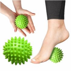 MH Star Masážní míček s bodlinkami 9cm - zelený