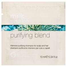 Milk Shake Purifying Blend Shampoo - intenzivně čistící šampon na vlasy, intenzivně čistí, posiluje a vyživuje, 10ml