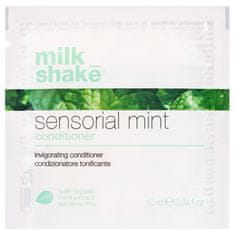 Milk Shake Sensorial Mint - Osvěžující kondicionér na vlasy, pomáhá vyhlazovat povrch vlasů a usnadňuje rozčesávání, 10ml