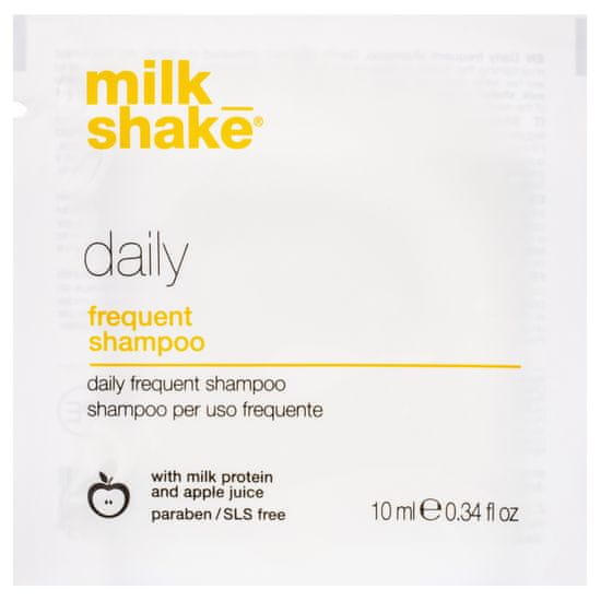 Milk Shake Daily Frequent Shampoo - šampon pro každodenní péči, důkladné čištění, hydratační a vyživující, 10ml