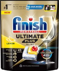 Finish Ultimate Plus All in 1 kapsle do myčky nádobí Lemon 45 ks