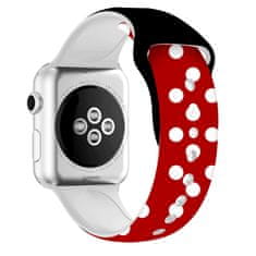 Symfony Řemínek pro apple watch 38/40, silikon puntíky