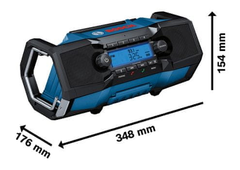 BOSCH Professional rádio GPB 18V-2 C bez akumulátoru (0.601.4A3.000)