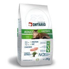 Ontario Cat Adult Castrate 2 kg