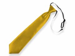 SOONRICH Dětská kravata zlatá - délka 30 cm