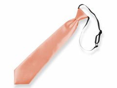 SOONRICH Dětská kravata lososová - délka 30 cm